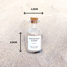 Load image into Gallery viewer, Personalised Wedding Honeymoon Sand Bottle
