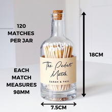 Load image into Gallery viewer, Luxury Bottle Of Matches - Choice Of Match Colour &amp; Label
