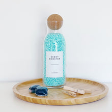 Load image into Gallery viewer, Laundry Bottle With White Waterproof Personalised Label And Cork Ball Lid
