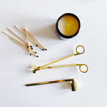 Load image into Gallery viewer, Gold Candle Wick Trimmer And Snuffer Set
