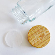 Load image into Gallery viewer, Glass Storage Jar For Herbs And Spices - Bamboo Lid
