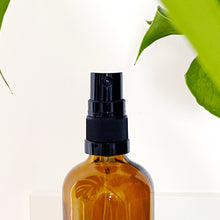 Load image into Gallery viewer, Mini Amber Glass Atomiser Spray  Bottle - Personalised Stamped Label
