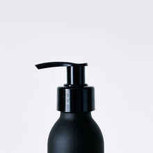 Load image into Gallery viewer, Matt Black Glass Dispenser Bottle With Black Plastic Pump
