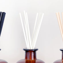 Load image into Gallery viewer, Large Amber Glass Diffuser Bottle And Reeds
