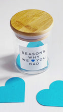 Load and play video in Gallery viewer, Reasons Why I/We Love You Dad Jar
