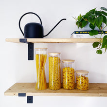 Load image into Gallery viewer, Glass Storage Jar With Natural Bamboo Airtight Lid
