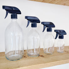 Load image into Gallery viewer, Clear Glass Dispenser Bottle With Trigger Spray
